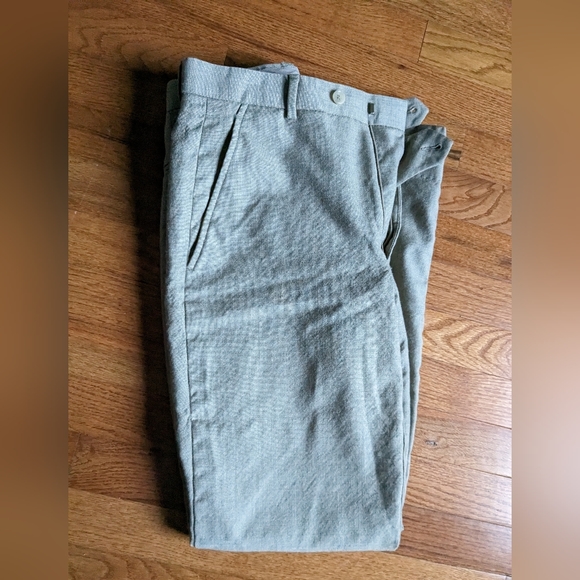 Calvin Klein Wool Light Khaki Trousers 30/30 - Picture 3 of 6